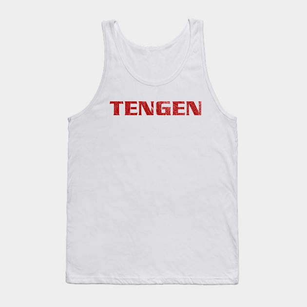 Retro Video Games Tengen Logo Vintage Tank Top by Meta Cortex